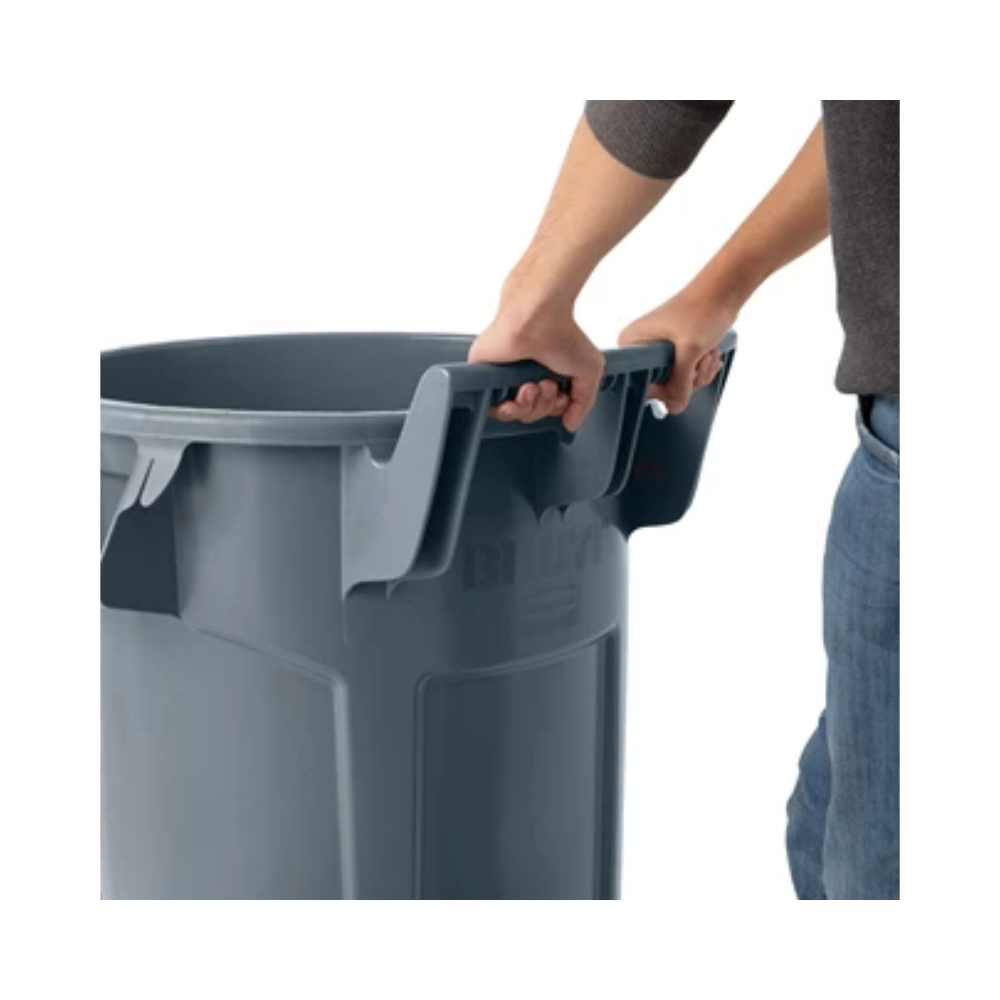CONTENEDOR BRUTE® CON RUEDAS VENTILADAS, 44 GAL