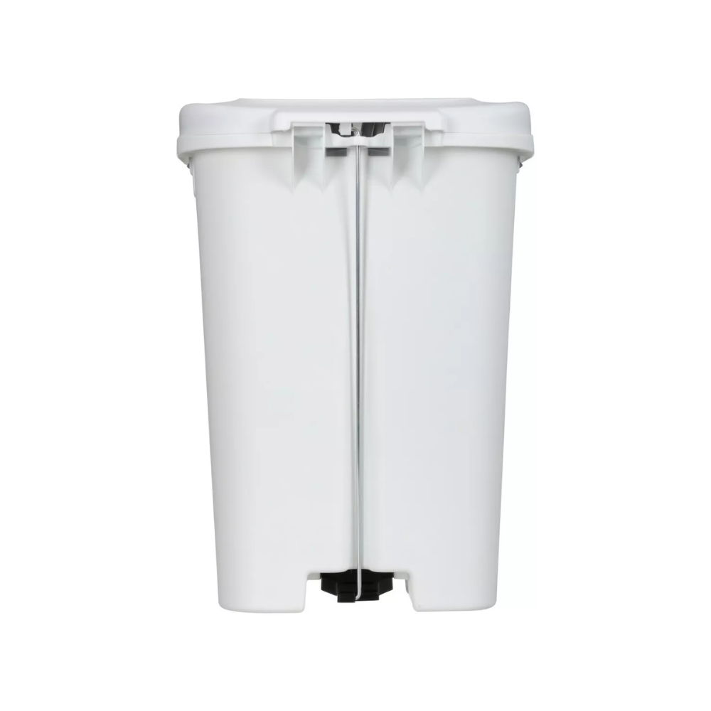 Contenedor de pedal step on de 49L color Blanco