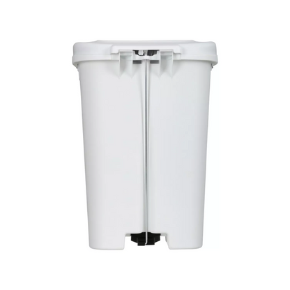 Contenedor de pedal step on de 49L color Blanco