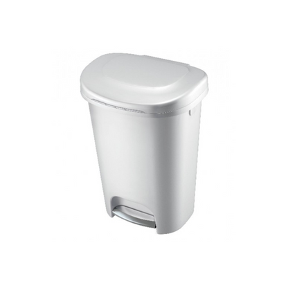 Contenedor de pedal step on de 49L color Blanco