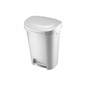 Contenedor de pedal step on de 49L color Blanco