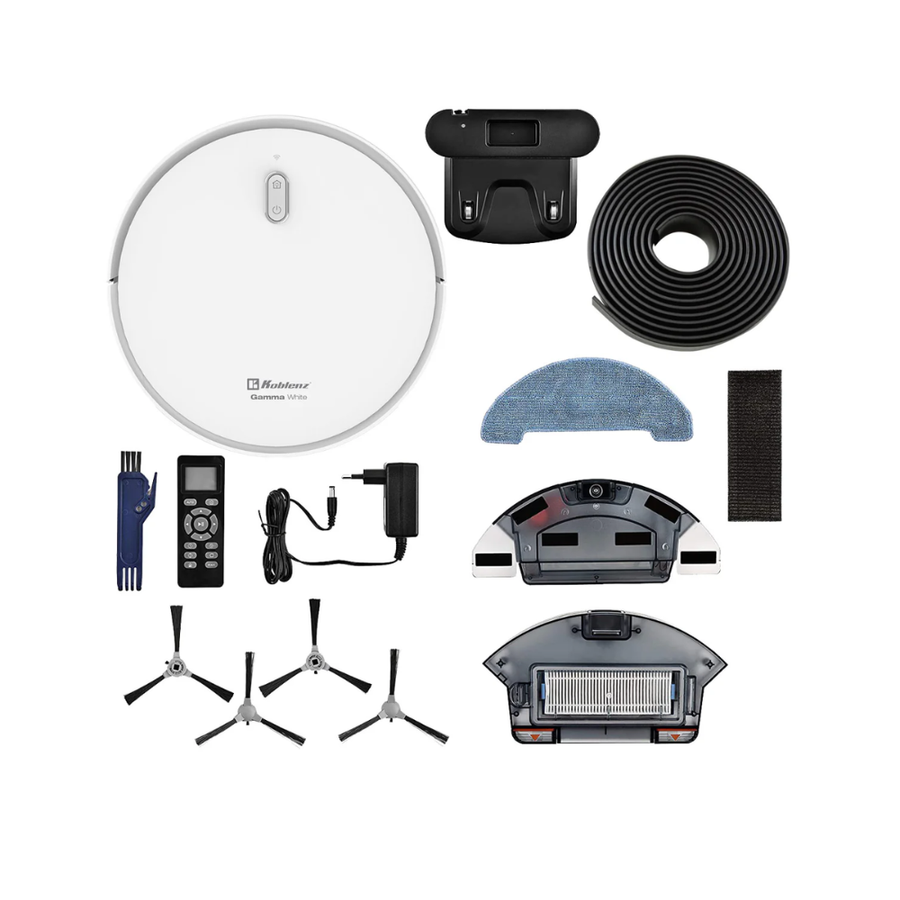 Aspiradora y Trapeadora Robot Koblenz DE R-901, GAMMA WHITE
