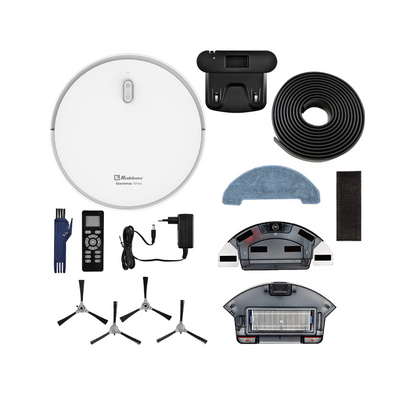 Aspiradora y Trapeadora Robot Koblenz DE R-901, GAMMA WHITE