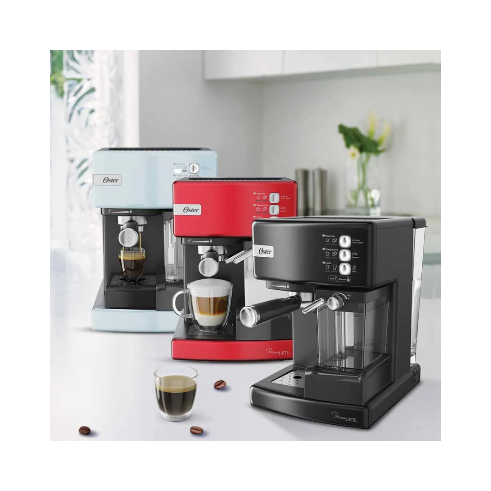 Cafetera Automática Espresso Oster Prima Latte, Plata