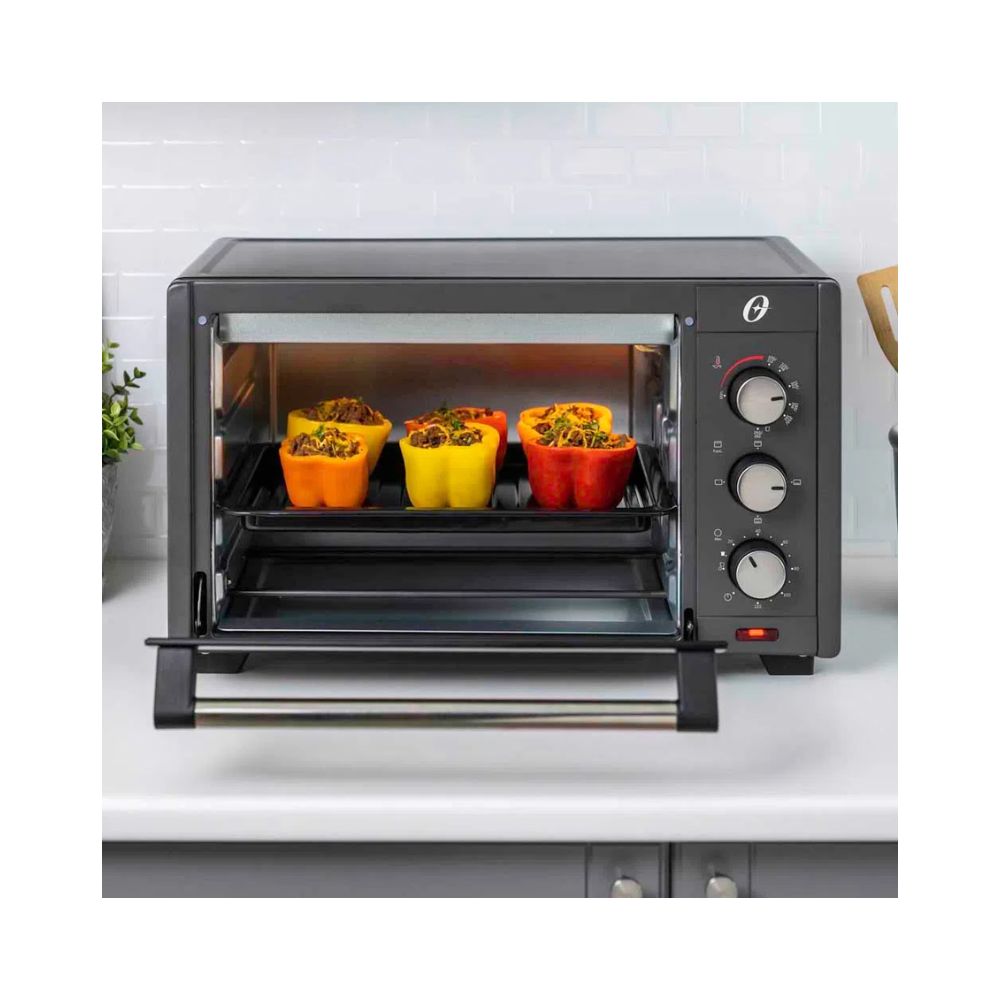 Horno Tostador Oster 30 Litros, 4 Funciones, Negro