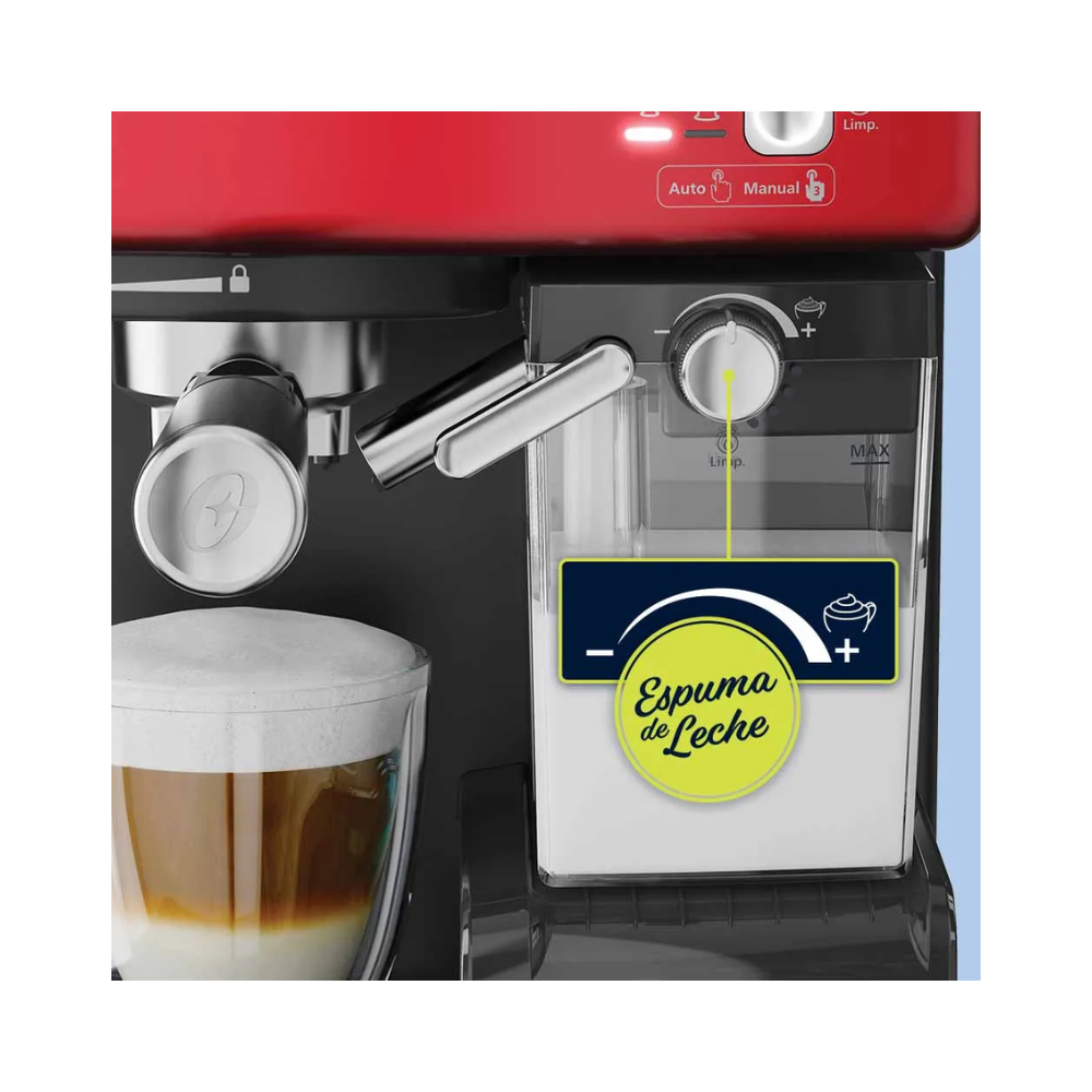 Cafetera Automática Espresso Oster Prima Latte, Rojo