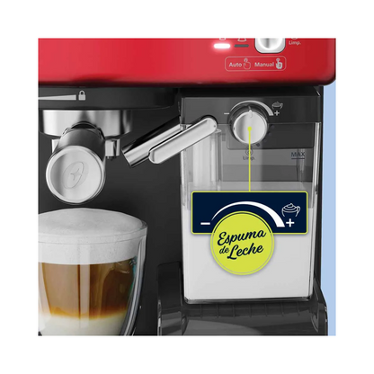 Cafetera Automática Espresso Oster Prima Latte, Rojo