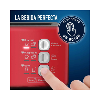 Cafetera Automática Espresso Oster Prima Latte, Rojo